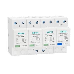 BR-50GR 3P+N Type 1 Surge Protection Device Class 1 AC SPD 50ka Spd Thunder