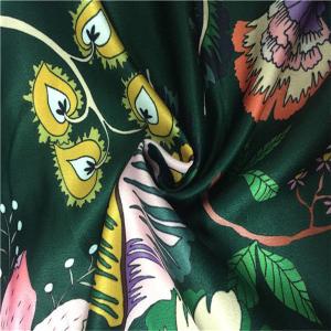 50dx150d Yarn Count Fashion Print Fabric False Twisting Satin Soft Hand Feeling