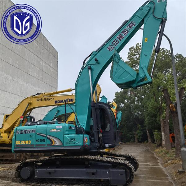 Kobelco SK200-8 Used Excavator Origin From Japan Low Fuel Consumption Good Condition