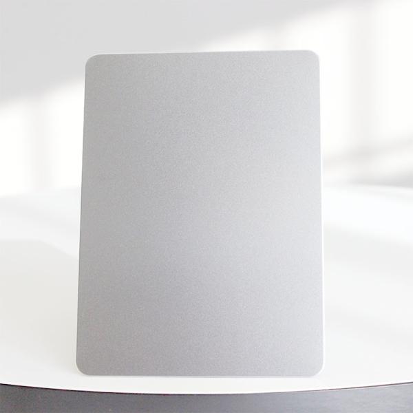 Quality 1219mm Decorative Stainless Steel Sheet White Color BeadBlasted Finish Inox Plate 4*8FT wholesale