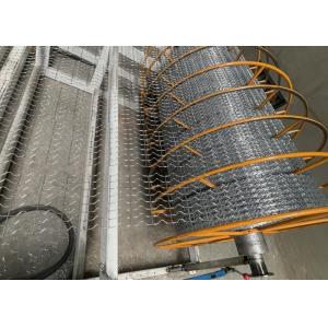 Export 8 Lines Galvanized Pipeline Reinfore Welded Mesh For Offshore Oil And Gas