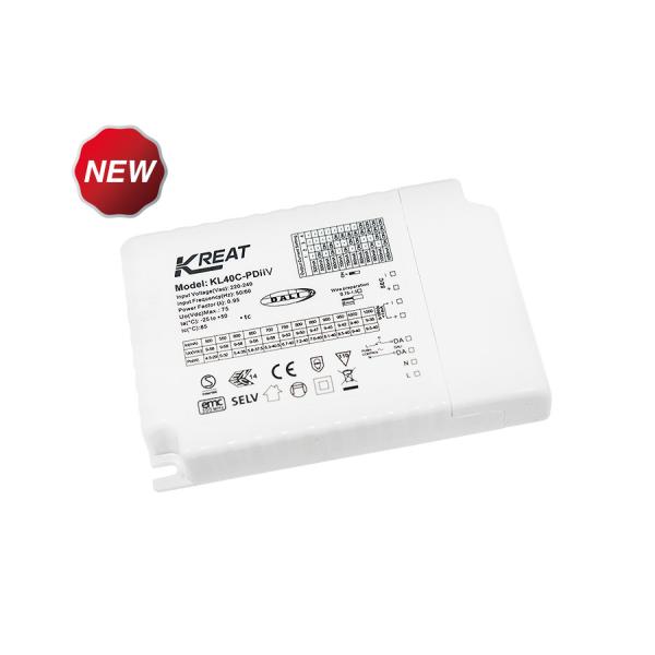 Quality 0.22A 40W Flicker Free dali led driver KL40C-PDiiV wholesale