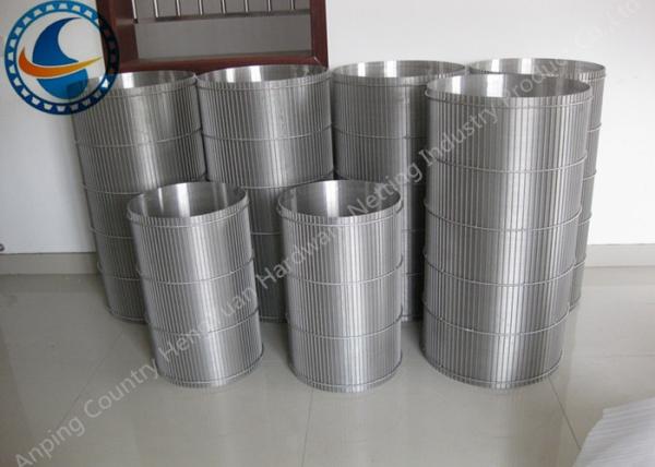 Quality Customized Stainless Steel Wedge Wire Screen Drum For Self Cleaning Strainer wholesale