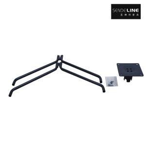 Modern Assemble Office Chair Metal Base Replacement Black 3.25kg Metal Base For