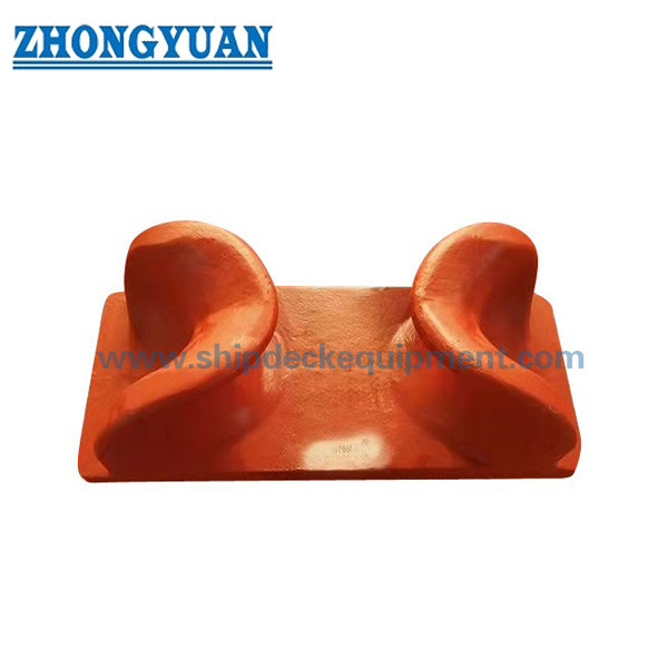 Quality JIS F 2006-1976 Deck Mounted Casting Steel Open Chock Ship Mooring Equipment wholesale