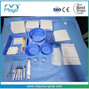 China Disposable Sterile Angiographic Kits With Angio Drape Multi Hole on sale