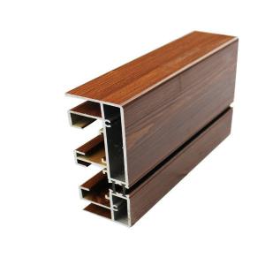 Aluminum Cladding Wood Window And Aluminum Wood Door Frame , Decorative Profile