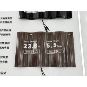 Molding Black Topcon Cell Solar Roof Tiles with BIPV Power Tolerance Range of 0