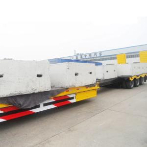 BPW Axles Low Platform 120 TON Front Loading Lowbed Trailer with Removable