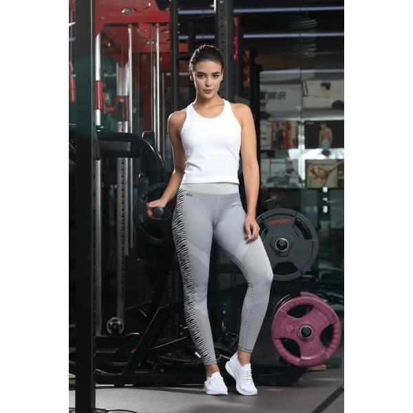 Eco Friendly Mesh Racerback Tank Recycled Polyester Seamless Sustainable