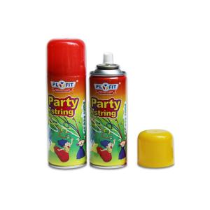 Glossy Bright Birthday Spray String , Continuous Crazy String Spray No Harm To