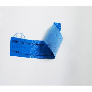 Non Residue Tamper Evident Security Alarm Label / Warranty VOID Label