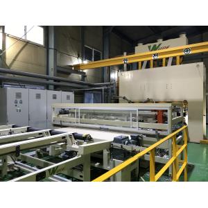 Industrial Short Cycle Lamination Line , MDF HDF Board Hot Press Machine