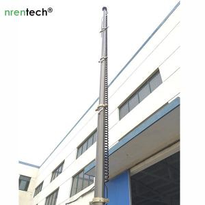 9m lockable pneumatic telescopic mast 100kg payloads NR-2200-9000-100L antenna
