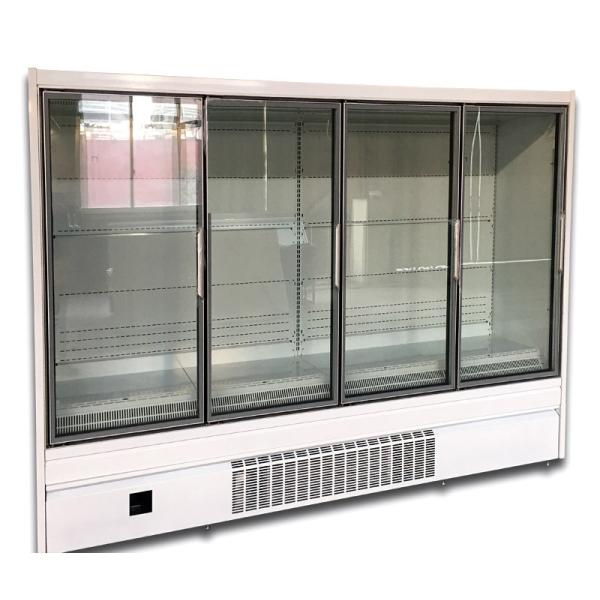 Quality Upright Glass Door Multideck Cooler With 4 Doors Plug In Type UC-4D wholesale