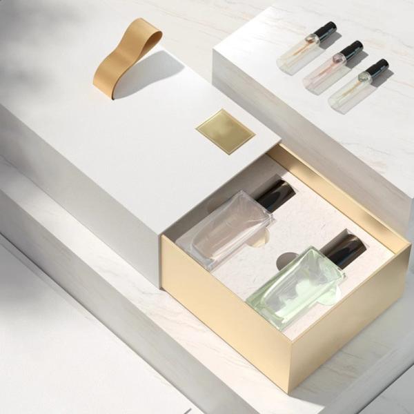 Quality Custom Design Cosmetic Packaging Box with Plastic Material and Ribbon Accessory wholesale