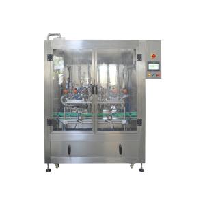 4 Nozzles Chilli Sauce Filling Capping Labeling Machine 2400BPH