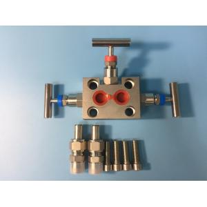 SS304 Pressure Transmitter Manifold High Pressure 3 5 Way