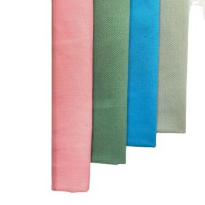 Cheap Customized Color TC Polyester Cotton Plain RFD Canvas Fabric for Shopping Bags and Tents for sale