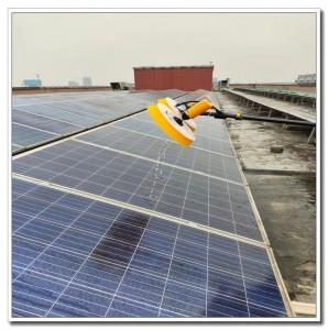 China Li-Battery Power Solar Panel Cleaner with Double-Head Rotating Brush and Customization on sale