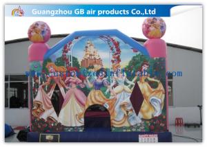 China Dinis Princess Bounce House Childrens Bouncy Castle PVC Material For Kindergarten on sale