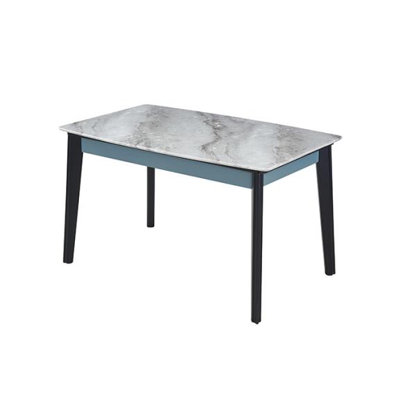 Quality Fashion Simple Family Slate Dining Table , Marble Design Dining Table wholesale