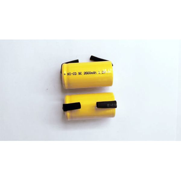 1.2V 2000mAh Cylindrical NICD Rechargeable Batteries For Power Tools