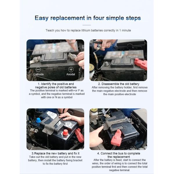 CLF LiFepo4 Starting Battery Lithium Iron Phosphate Battery Packs 12v 100ah with Bms For RV Electric Car Motorcycle Boat