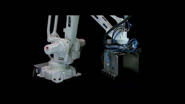 Hans collaborative robot Elfin 5 combined with laser welding robot arm machine