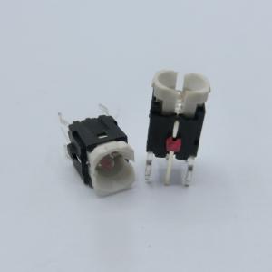 30VDC Illuminated Push Button Switch With ABS / PC Cap