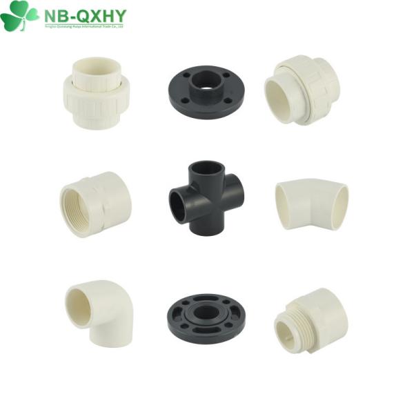 Sch40 Sch80 ASTM Water Supply Drain Plastic Plumping PVC UPVC CPVC Coupling Elbow Tee Pipe Fittings with Socket and Thread