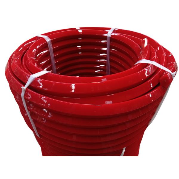 Quality Polyurethane Pentagon Ridge Top Belts 90 Shore A Hardness Abrasion Resistant wholesale