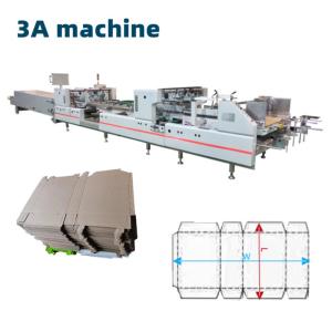 Cheap Easy to Operate CQT-1300 Automatic Folder Gluing Machine for Flat Box Carton Box for sale