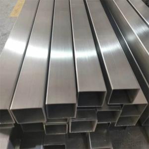 410s 321 Hollow Stainless Steel Welded Tube Open End Square Pipe 10*10mm