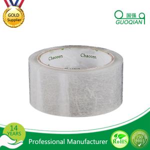 Strong Adhesive White Silent Packing Tape , Clear Custom Masking Tape