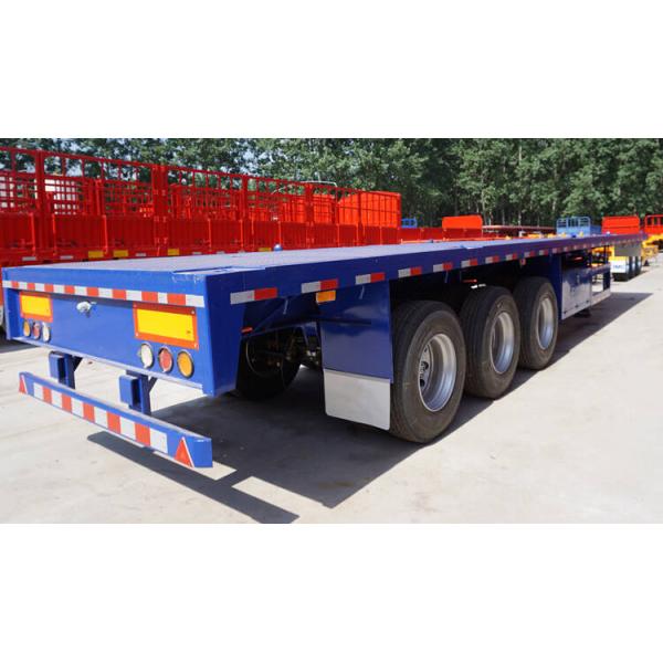 Tri Axle Flat Bed Semi Trailer for Sale in Mozambique