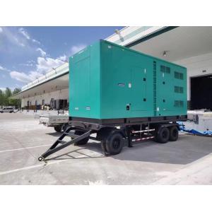 60HZ Mobile Diesel Generator Set Low Capacity Loss 1250 Kva Cummins Generator