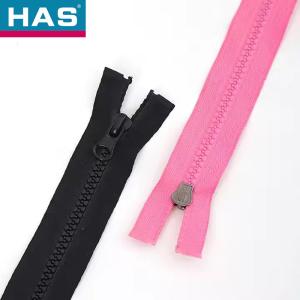 No.3/5/8/10 Resin Plastic Zipper Custom Open-end For Garment