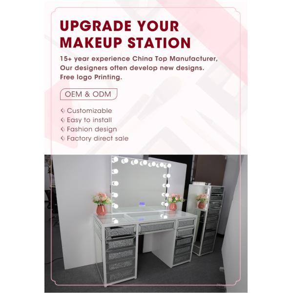 Full Length Hollywood 50x Magnifying Mirror Customzied