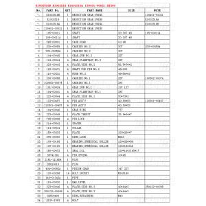 K1002518B K1002518 K1002518A 130401-00021 DX300 Excavator Swing Drive Catalog
