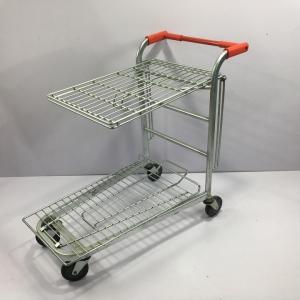 Large Capacity Supermarket Warehouse Logistics Trolley Folding For Transporting