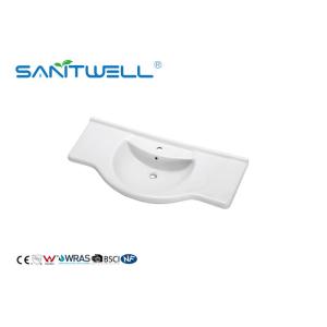 China Self Cleaning Glaze Ceramic Art Basin For Hotel Toilet 750 * 510 * 220mm ISO9001 on sale