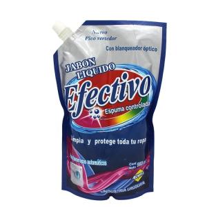 China 2L 5L Fabric Softener Tanding Pouch With Spout LDPE Liquid Detergent Bag on sale