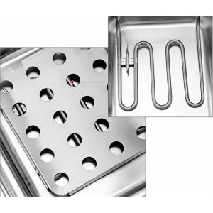 Vertical 18L Stainless Steel Gas Fryer With Temperature Controller