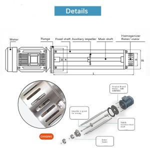 300L Industrial Homogenizer Emulsifier Mixer 3000 r.p.m With Lifting
