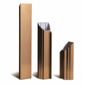 Cheap Powder Coating Electrophoresis Aluminum Square Shape Custom Length for sale