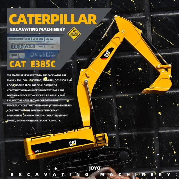 Quality Carter CAT385C Excavator Model Alloy Metal Soil Engineering Original Simulation Hand Car Ornaments wholesale