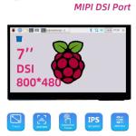 7 Inch 800*480 MIPI-DSI IPS LCD Display Capacitive Touch Screen Module for