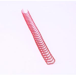 Commercial A4 Letter Cinch Spiral Binding Wires , Electroplated Double Loop Wire