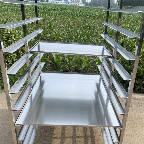 Customzied Size Drying Tray Rack Cart Trolley 201 304 Stainless Steel Baking Drying Cart Trolley